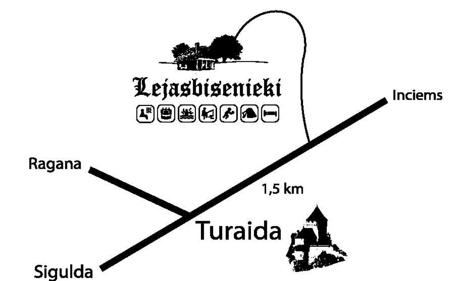 Kempings Lejasbisenieki Turaida Exterior foto